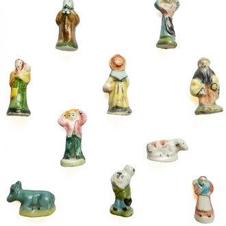 Galette de Rois (King Cake) Ceramic Figures