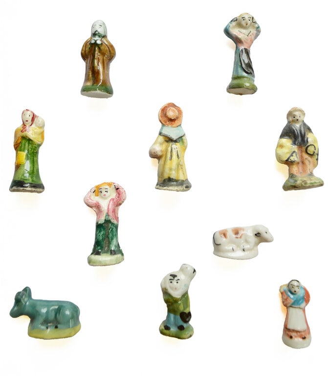 Galette de Rois (King Cake) Ceramic Figures