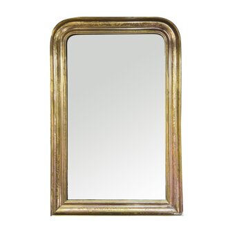 French Louis Philippe Style Gilded Mirror, 19th Century