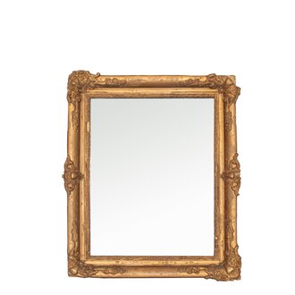 Rectangular Mirror with Giltwood Frame, 19th Century