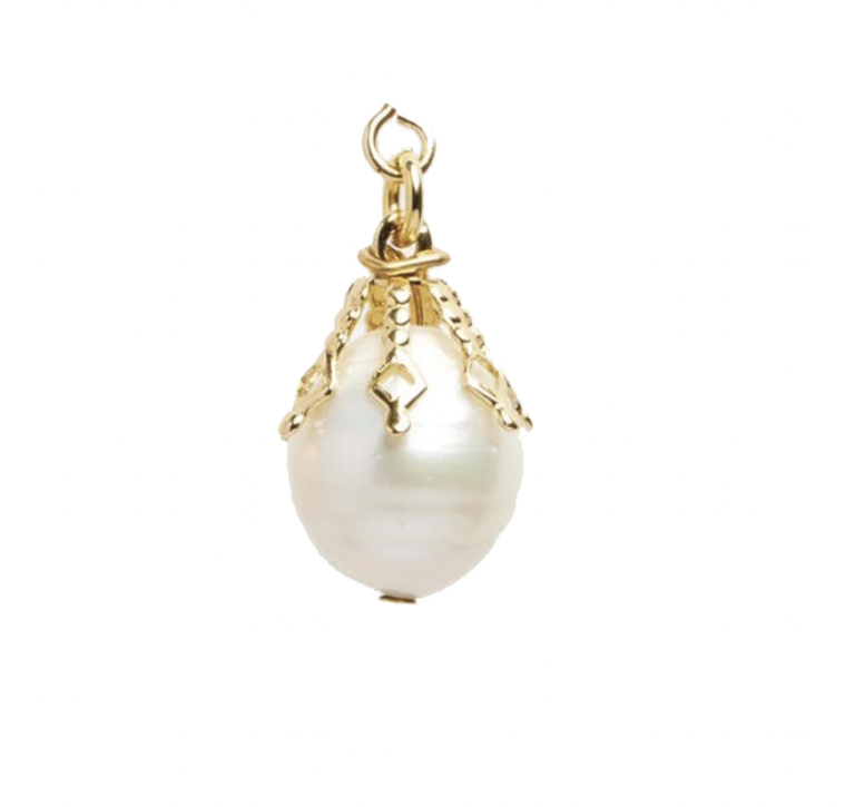 Fallen Aristocrat Fresh Water Pearl Charm
