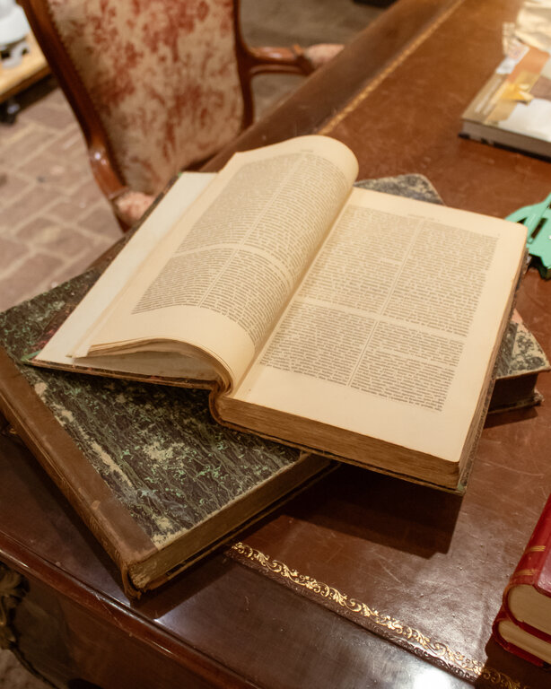 1800s Brown Leather Bound Book