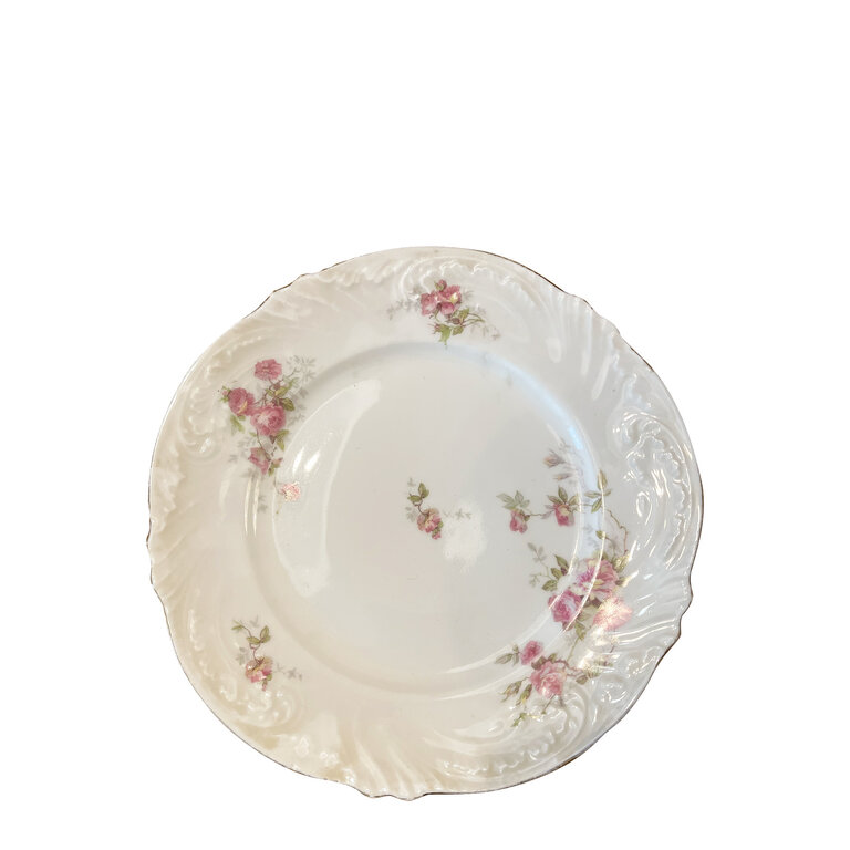 Elite France Rose & Gold Dinner Plate