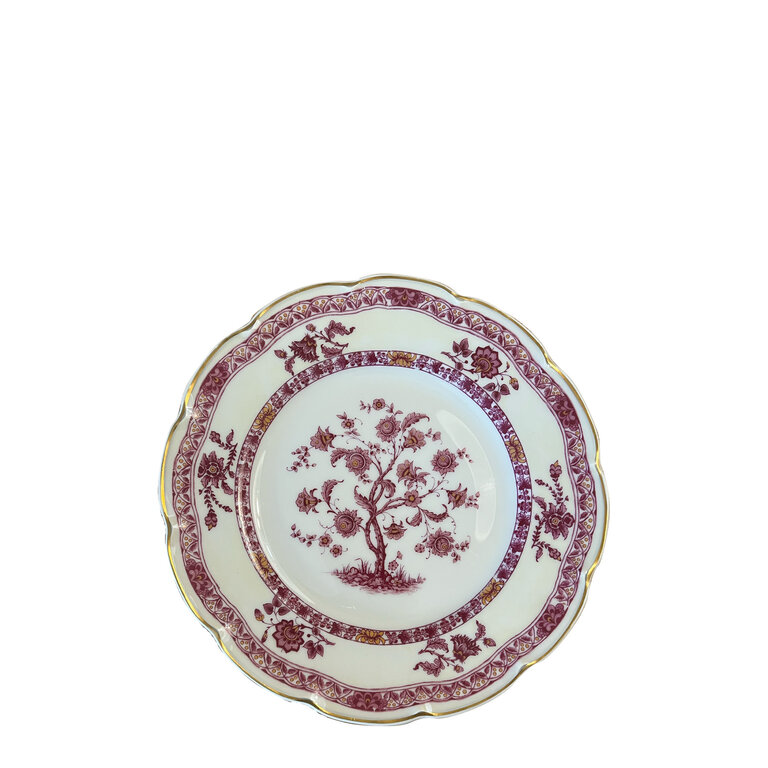 Haviland Limoges FR (Maroon + Gold) Dessert Plate