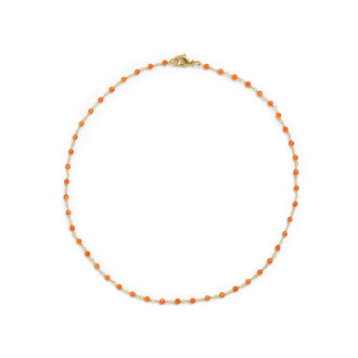 Fallen Aristocrat Carnelian Beaded Chain Necklace Fallen Aristocrat Carnelian Beaded Chain Necklace