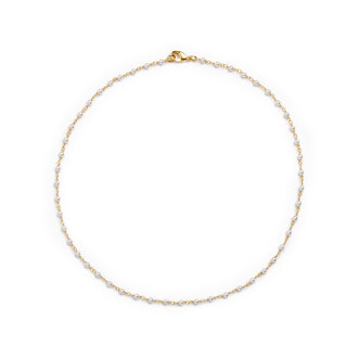 Fallen Aristocrat Pearl Beaded Chain Necklace Fallen Aristocrat Pearl Beaded Chain Necklace