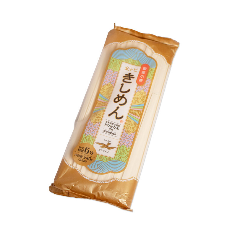 Traditional Kishimen Udon Noodles