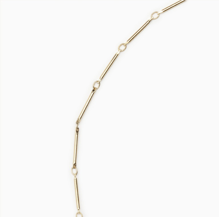 Fallen Aristocrat Stick Chain 14k 18" Necklace