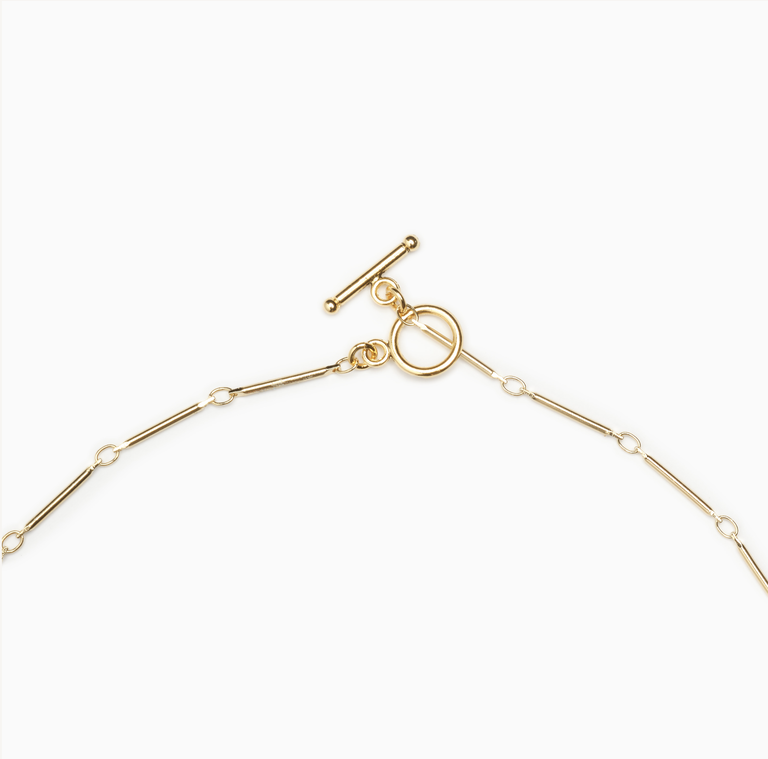 Fallen Aristocrat Stick Chain 14k 18" Necklace