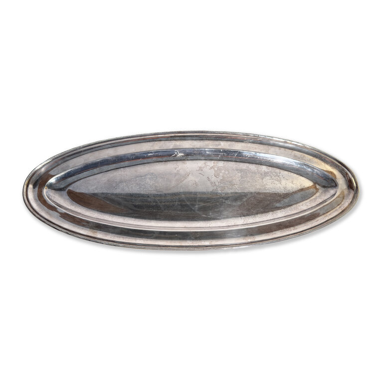 Victorian Silver Plated Salmon Tray, Circa 1880
