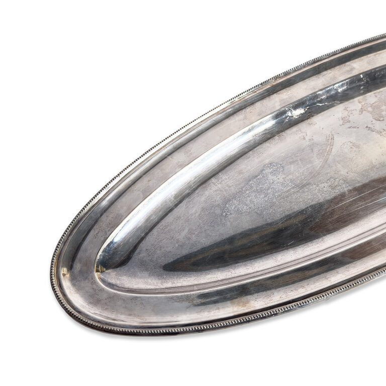 Victorian Silver Plated Salmon Tray, Circa 1880