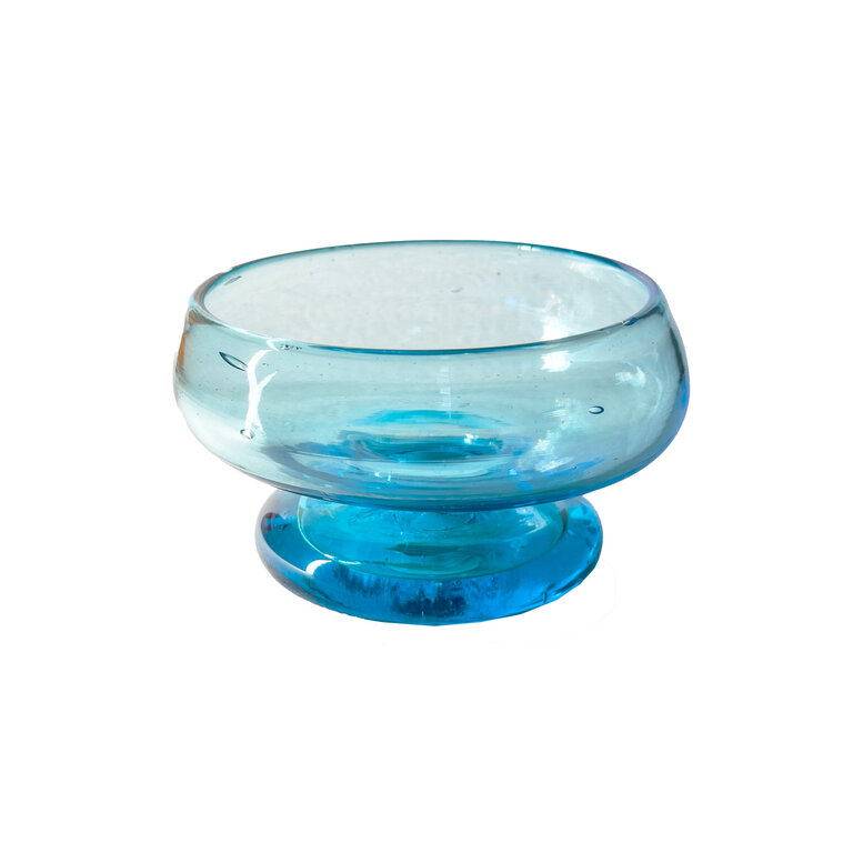 La Soufflerie Pilgrim Turquoise Glass Bowl