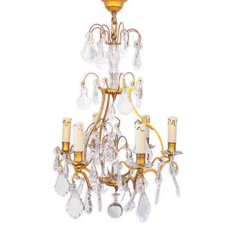 Crystal Chandelier with French Wiring Crystal Chandelier with French Wiring