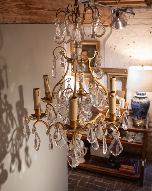 Crystal Chandelier with French Wiring