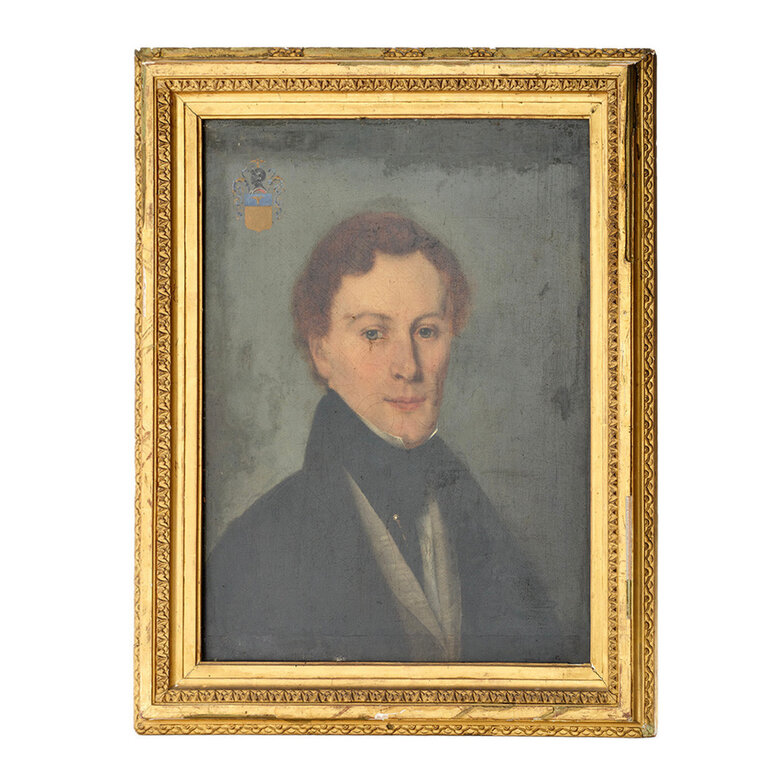Portrait of Man with Pearl Pin