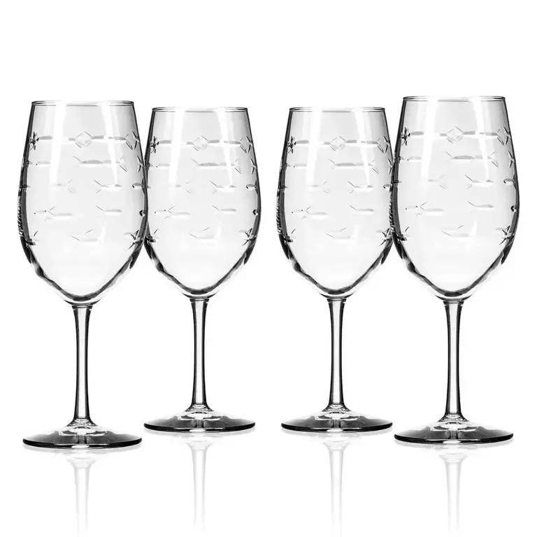 Wine Glass | School of Fish