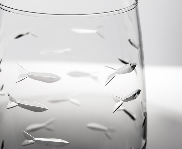 Wine Glass | School of Fish