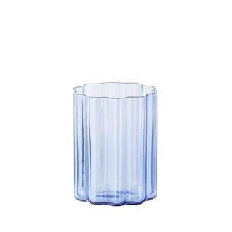 Blue Tumbler Waves Glass
