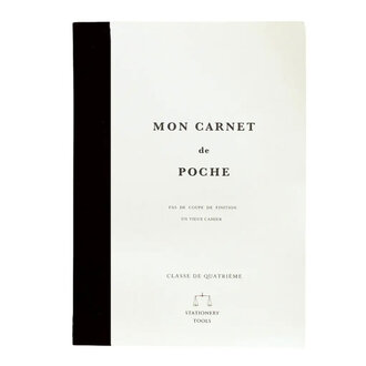 Spice of Life French Notebook, Blanc