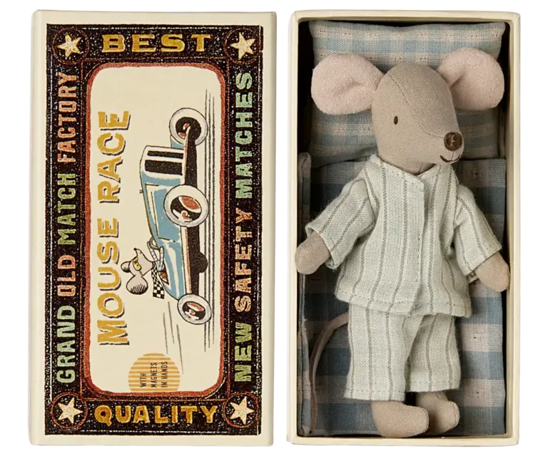 Maileg Big Brother Mouse in Matchbox
