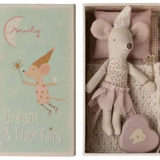 Maileg Little Sister Mouse in Matchbox Tooth Fairy