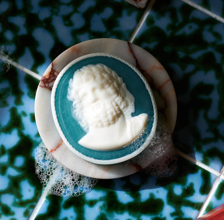 Hercules Aqua Minerals & Sea Kelp Intaglio Soap