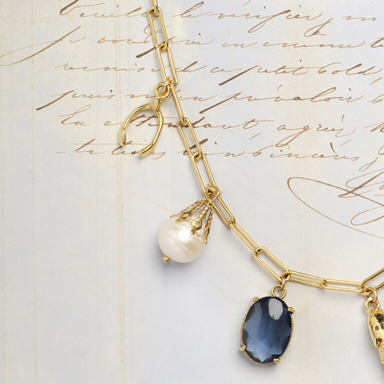 Fallen Aristocrat Fresh Water Pearl Charm