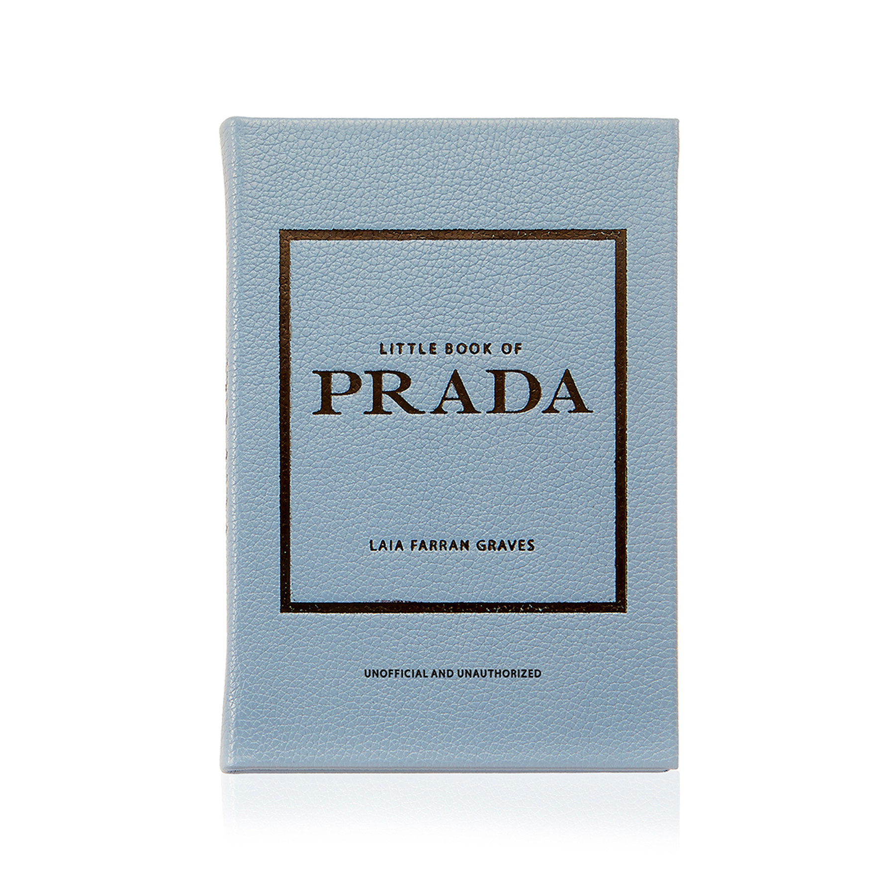 PRADA プラダ ノベルティ 洋書 本 Little Book of Prada | Cornflower Pebble Grain Leather