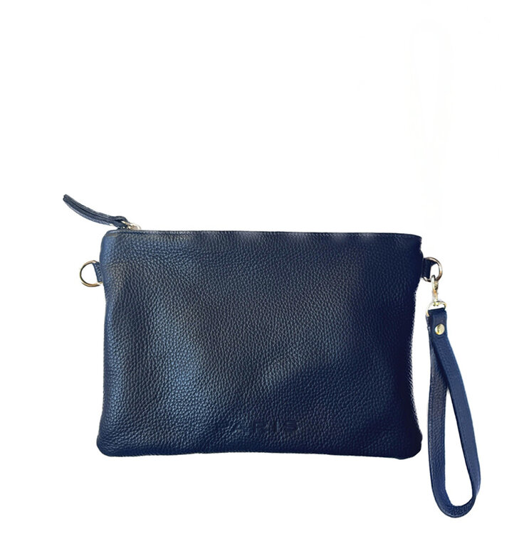 The Paris Market Marine Leather Anna Bag