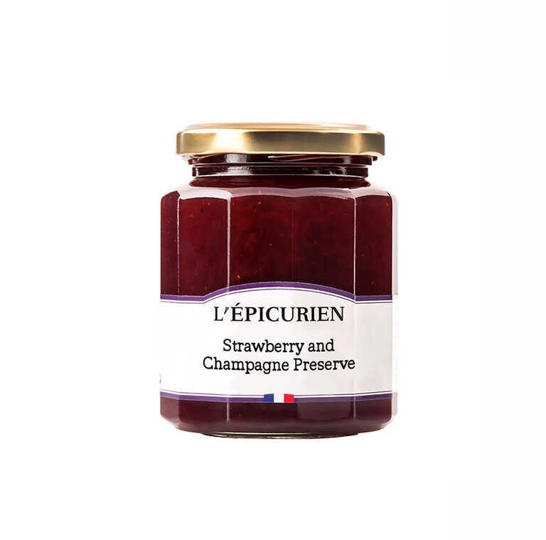 L’épicurien Jam- Strawberry & Champagne