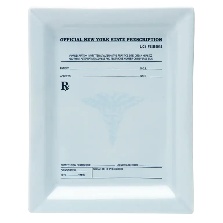 Fishs Eddy Prescription Pad tray