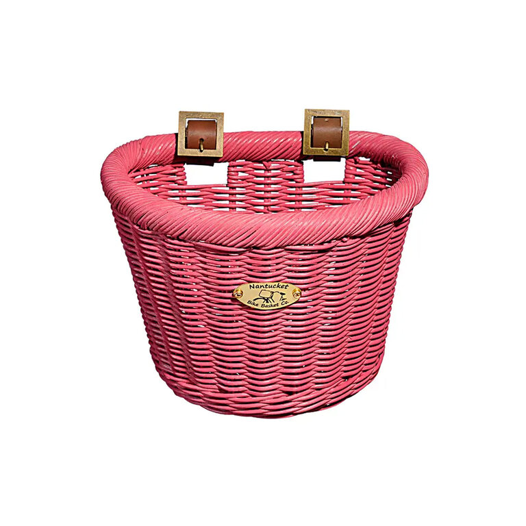 Pink Gull & Buoy Child Bike Basket