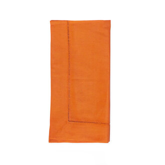 Terracotta Hemstitched Dinner Napkin