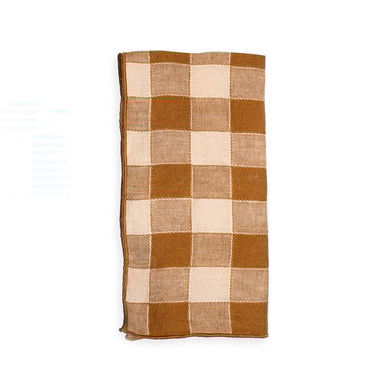 Maison de Vacances Havana Vichy Canvas Bourdon Linen Dinner Napkin