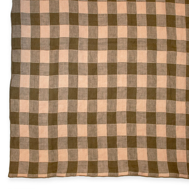 Laurel Bourdon Toile Vintage Vichy Tablecloth