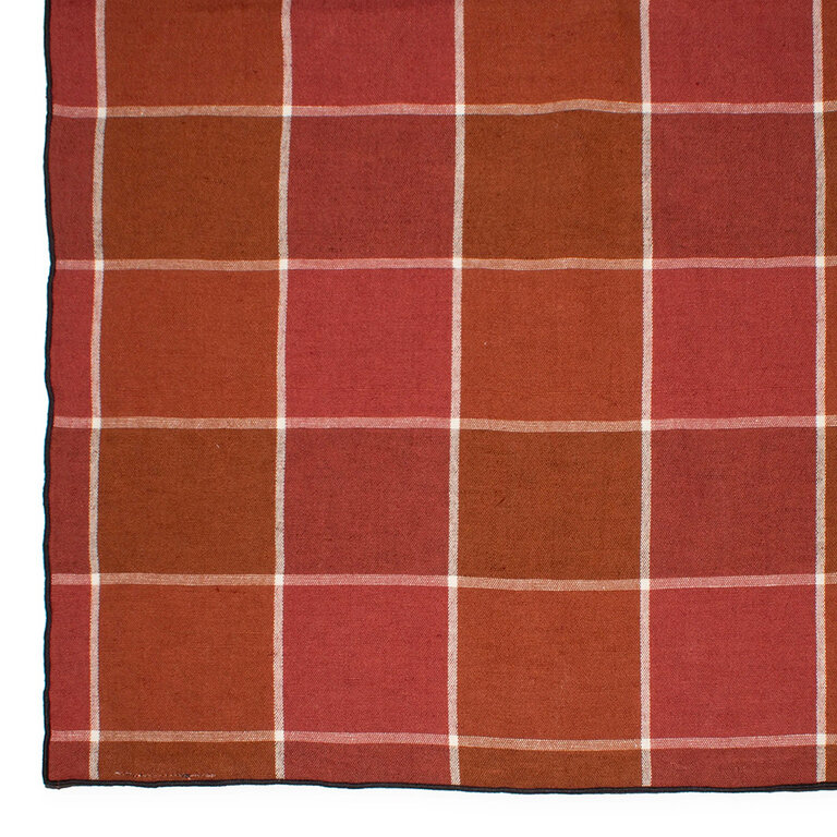 Canvas Mimi Nara Argile/Bourdon Noir Tablecloth