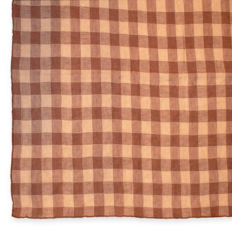 Litchi Bourdon Toile Vintage Vichy Tablecloth