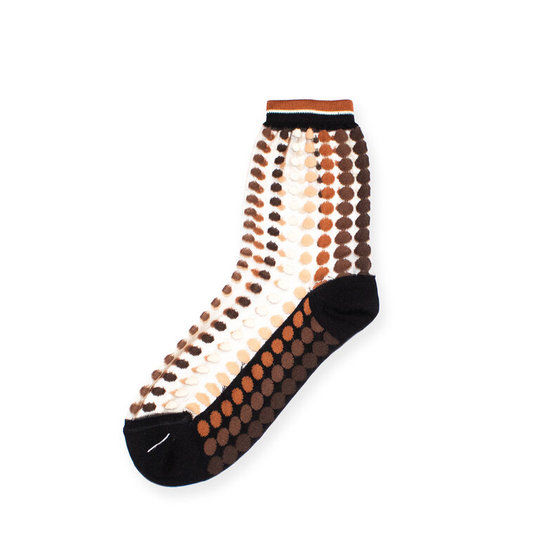 Atelier St Eusache Brown Vetrate Socks