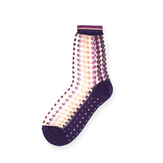 Atelier St Eusache Violette  Vetrata Socks Atelier St Eusache Violette  Vetrata Socks