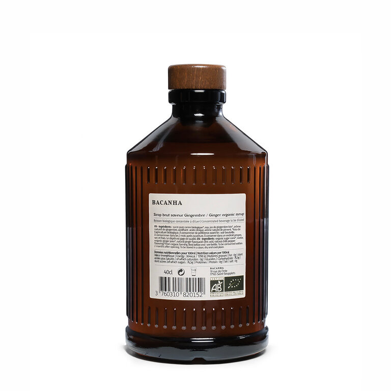 Bacanha Organic Ginger Syrup