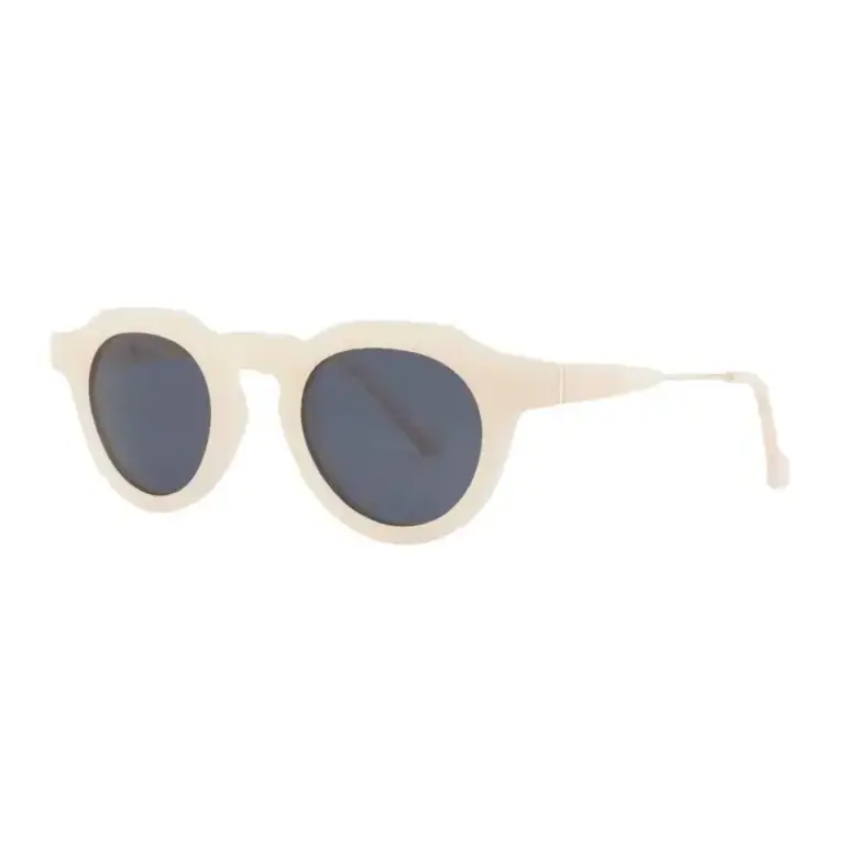 Koa  Ivory  Smokey Lens Sunglasses