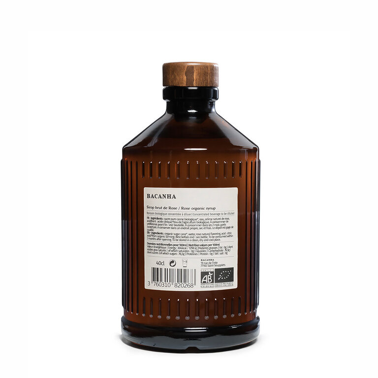 Bacanha Organic Rose Syrup