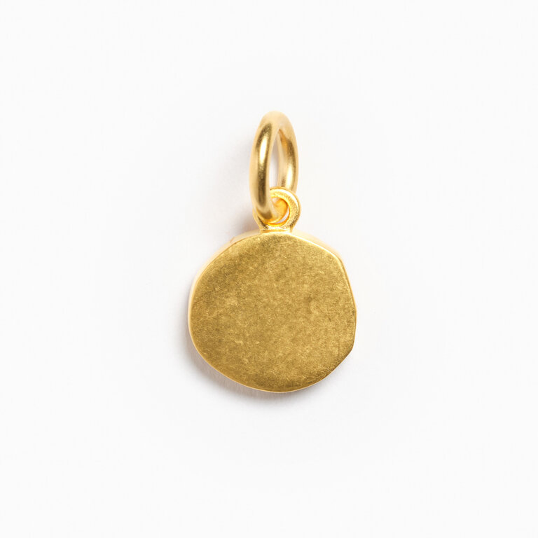 Fallen Aristocrat Charm- Sand Dollar, Amber