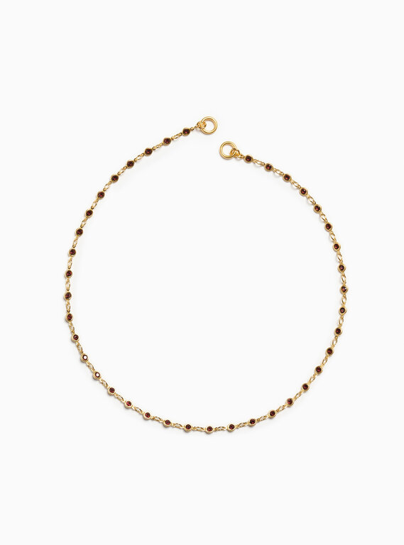 Fallen Aristocrat Bezel Chain Connector, Purple