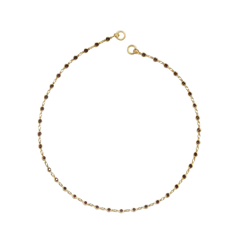 Fallen Aristocrat Purple Bezel Chain Connector