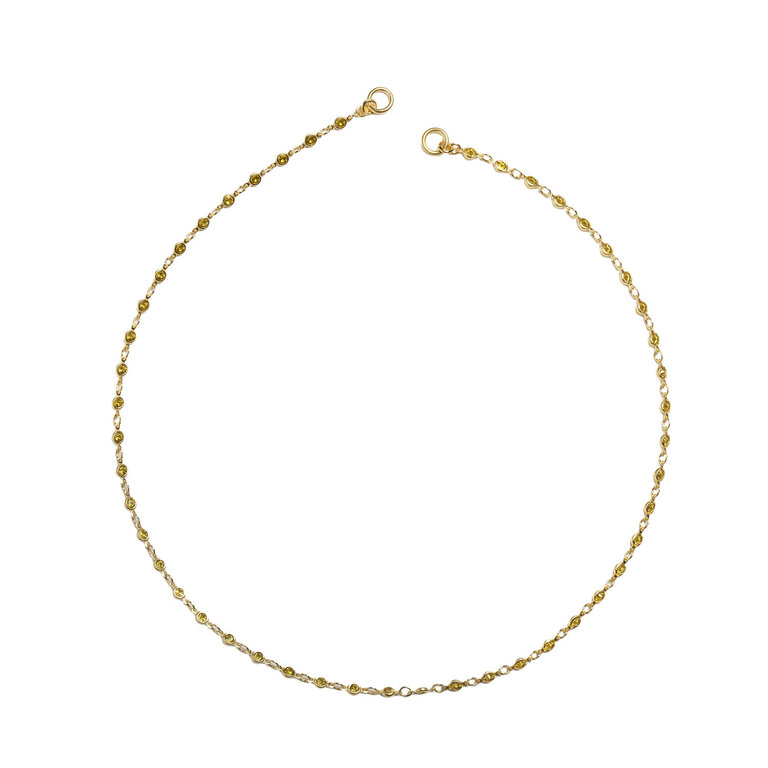 Fallen Aristocrat Yellow Bezel Chain Connector