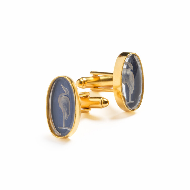 Fallen Aristocrat Ardea Heron Cufflink