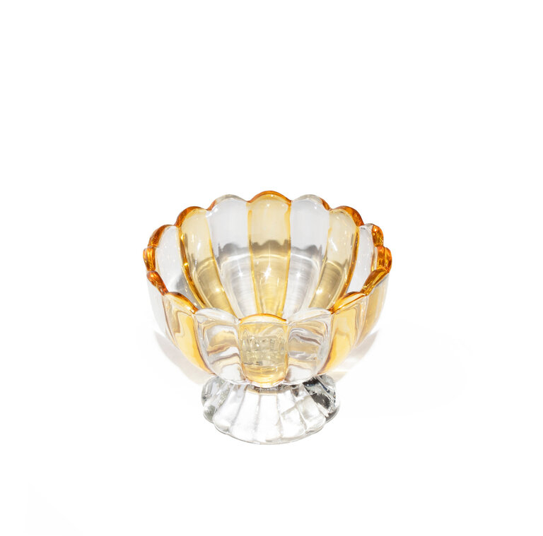 Striped Pedestal Candy Bowl