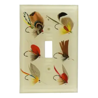 John Derian Bass Fly #240 Switch Plate Cover