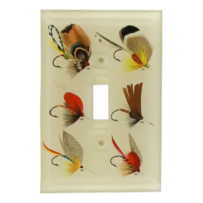 John Derian Bass Fly #240 Switch Plate Cover